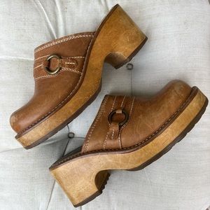 Vintage Steve Madden Wood Clogs